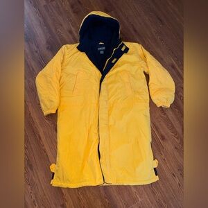 Mens Lands End Hooded Coat Size Large